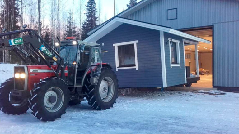Saunamökin siirto